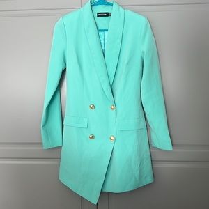 Turquoise / Teal Pretty Little Thing dress suit!